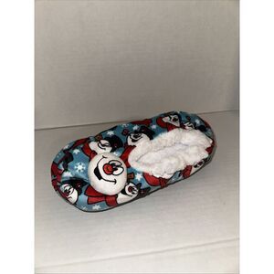 Women's‎ NEW Frosty The Snowman Fuzzy Babba Slipper Socks - Size 7-9.5